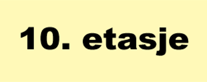 Huvudbild Skilt - 10. etasje