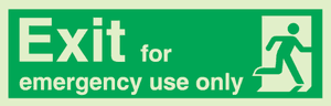 Hovedbilde Exit - for emergency use only