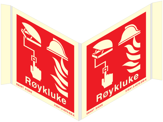 Huvudbild Røykluke med åpner - Plogskilt