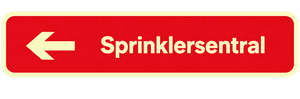 Hovedbilde Sprinklersentral - pil venstre - PVC