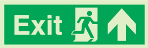 Hovedbilde Exit with arrow - up right