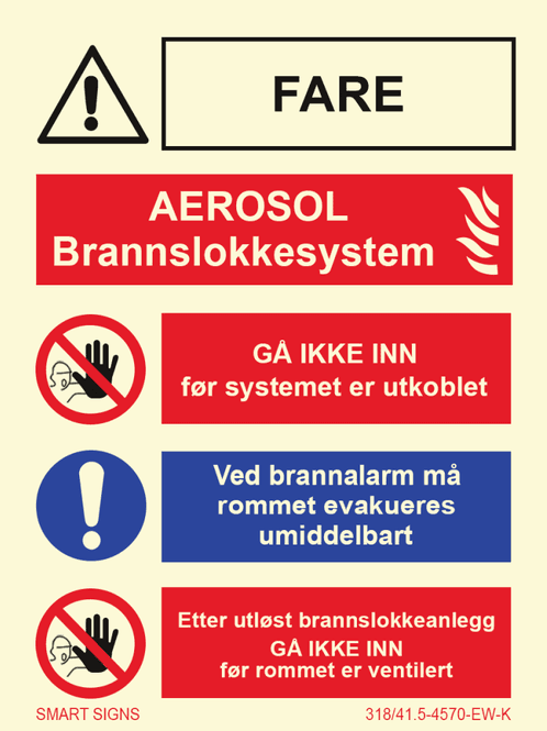 Hovedbilde Fare - Aerosol Brannslokkesystem