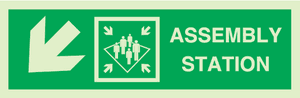 Hovedbilde Assembly station with arrow diagonally down left