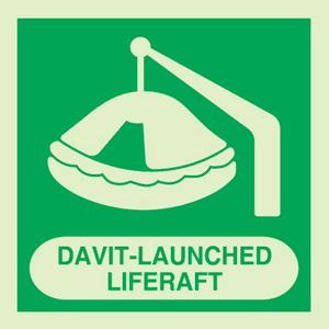 Hovedbilde Davit-launched liferaft w. text