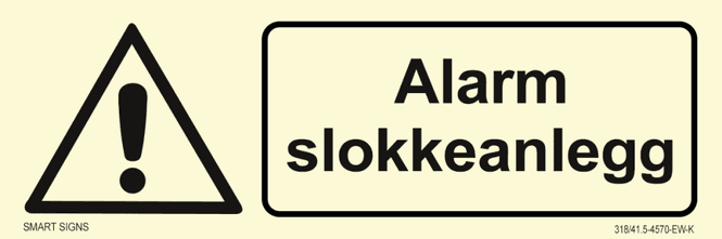 Hovedbilde Alarm - slokkeanlegg