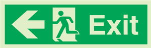 Hovedbilde Exit with arrow - left