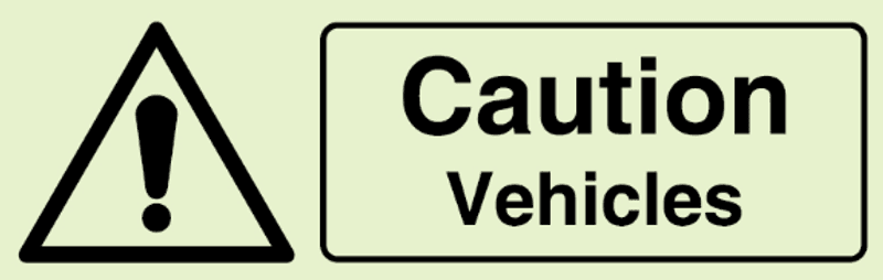 Caution - Vehicles