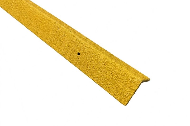 Halkskydd, gul vinklad med skruvhål, välj längd